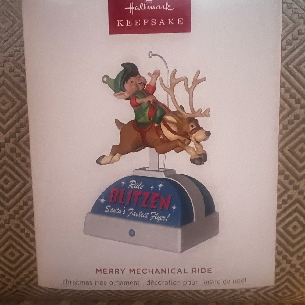 Hallmark Keepsake 2025 Merry Mechanical Ride  Artist Crafted Ornament NIB